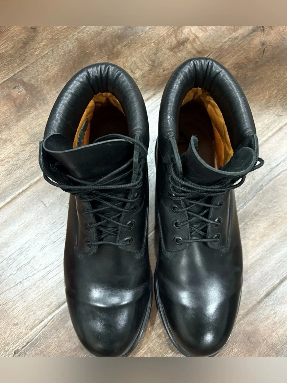 Timberland 10073.BLK Men's 6 inch Premium Waterproof Boots - Black Size 12